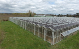 Serre photovoltaïque du Lycée Restat