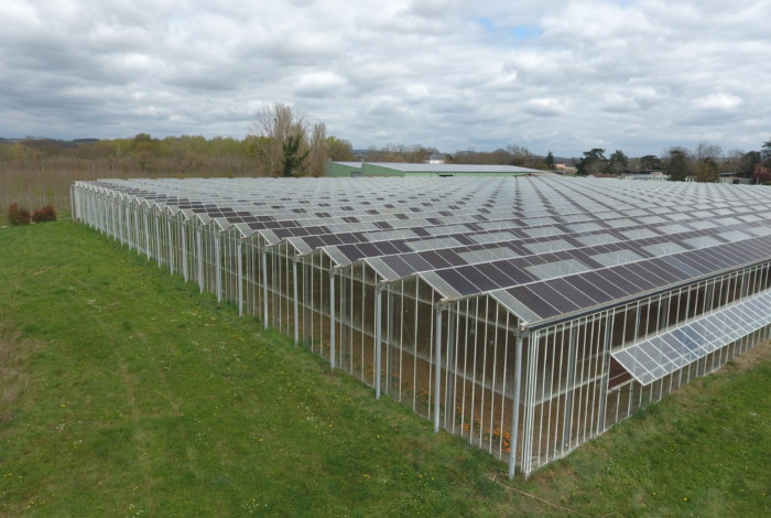 Serre photovoltaïque du lycée Restat